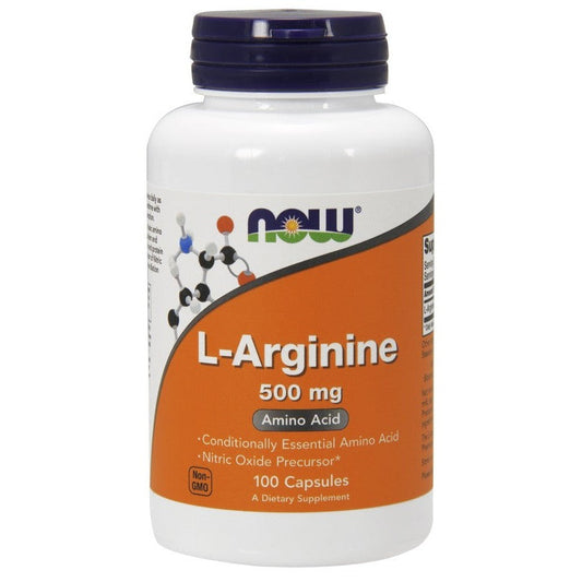 NOW Foods L-Arginine 500mg 100 vcaps