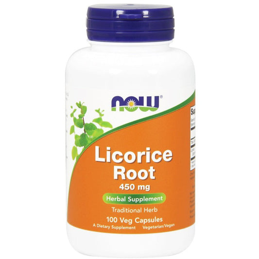 NOW Foods Licorice Root 450mg 100 vcaps