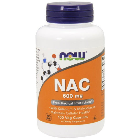 NOW Foods NAC with Selenium 600mg 100 vcaps