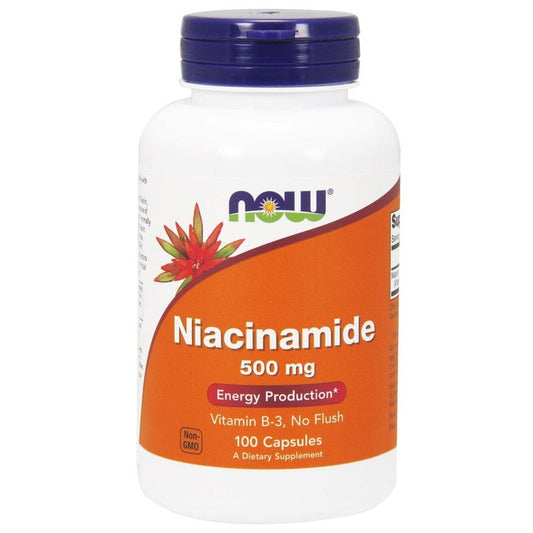NOW Foods Niacinamide 500mg 100 caps