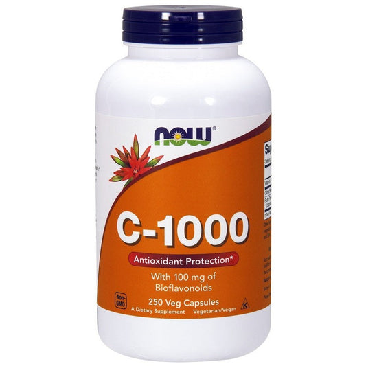 NOW Foods Vitamin C-1000 with 100mg Bioflavonoids 250 vcaps