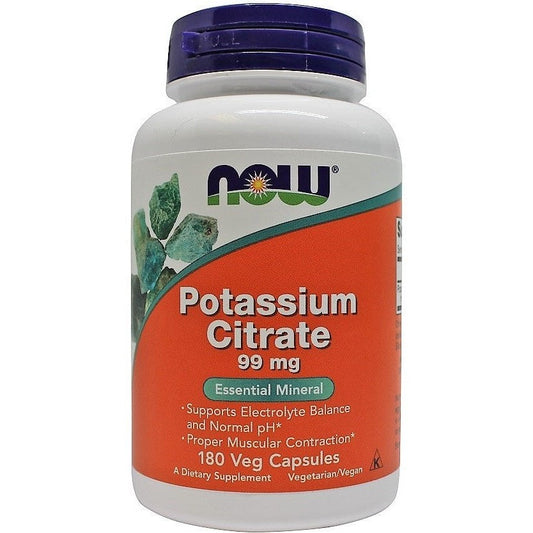 NOW Foods Potassium Citrate 99mg 180 vcaps