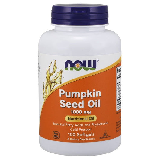 NOW Foods Pumpkin Seed Oil 1000mg 100 softgels