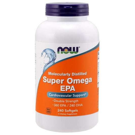 NOW Foods Super Omega EPA Molecularly Distilled 240 softgels