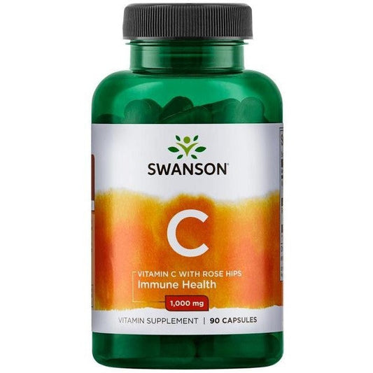 Swanson Vitamin C with Rose Hips Extract 1000mg 90 caps