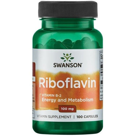 Swanson Riboflavin Vitamin B-2 100mg 100 caps