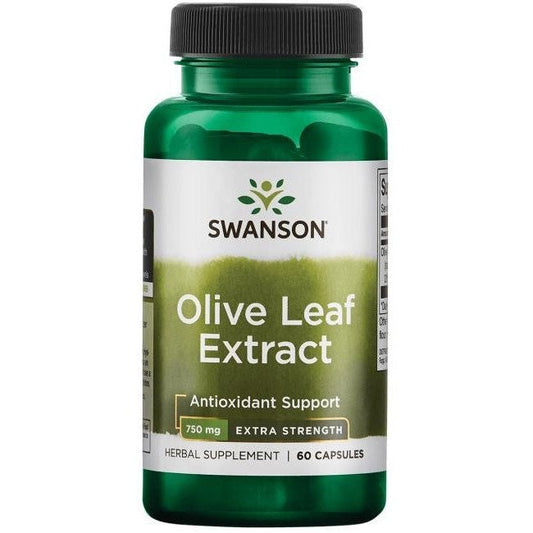 Swanson Olive Leaf Extract 750mg Super Strength 60 caps