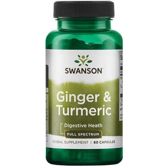 Swanson Ginger & Turmeric 60 caps