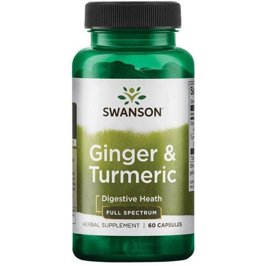 Swanson Ginger & Turmeric 60 caps