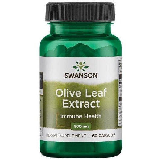Swanson Olive Leaf Extract 500mg 60 caps