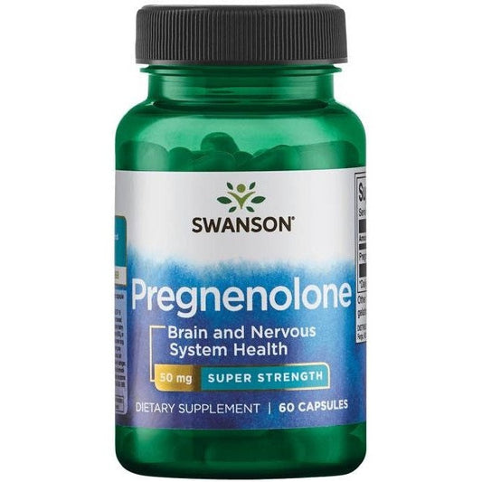 Swanson Pregnenolone 50mg Super-Strength 60 caps