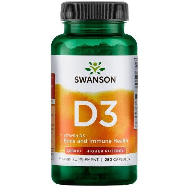 Swanson Vitamin D-3 2000 IU 250 caps