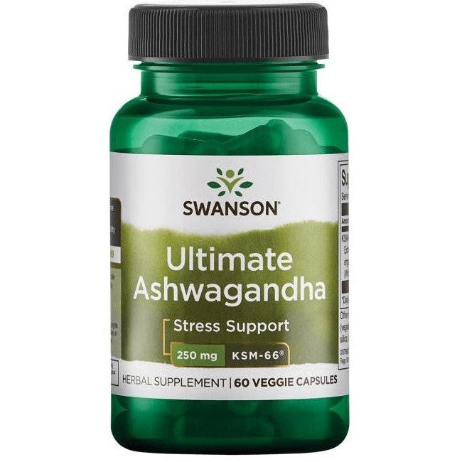 Swanson Ashwagandha Ultimate KSM-66 250mg 60 vcaps