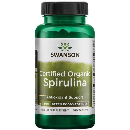 Swanson Spirulina Organic 180 tabs