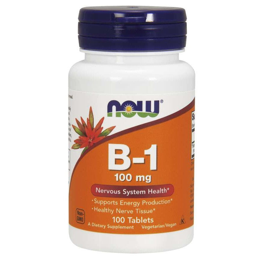 NOW Foods Vitamin B-1 Thiamine 100mg 100 tabs