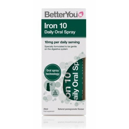 BetterYou Iron 10 Daily Oral Spray (10mg) Pomegranate 25 ml.