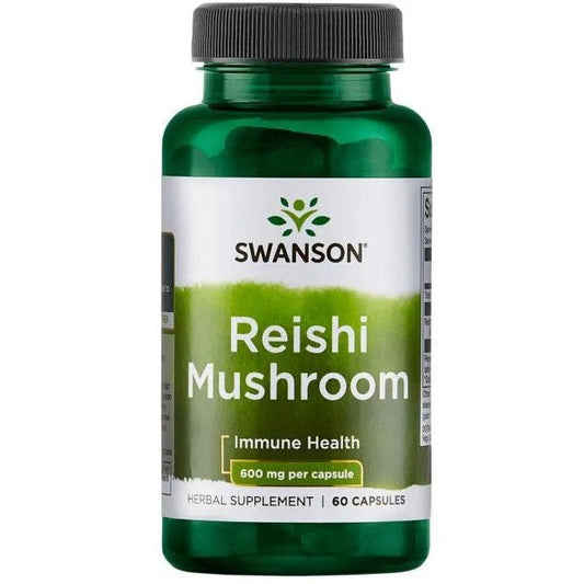 Swanson Reishi Mushroom 600mg 60 caps