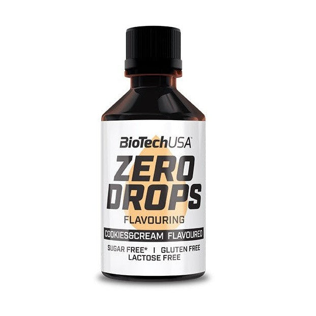 BioTechUSA Zero Drops Cookies & Cream 50 ml.