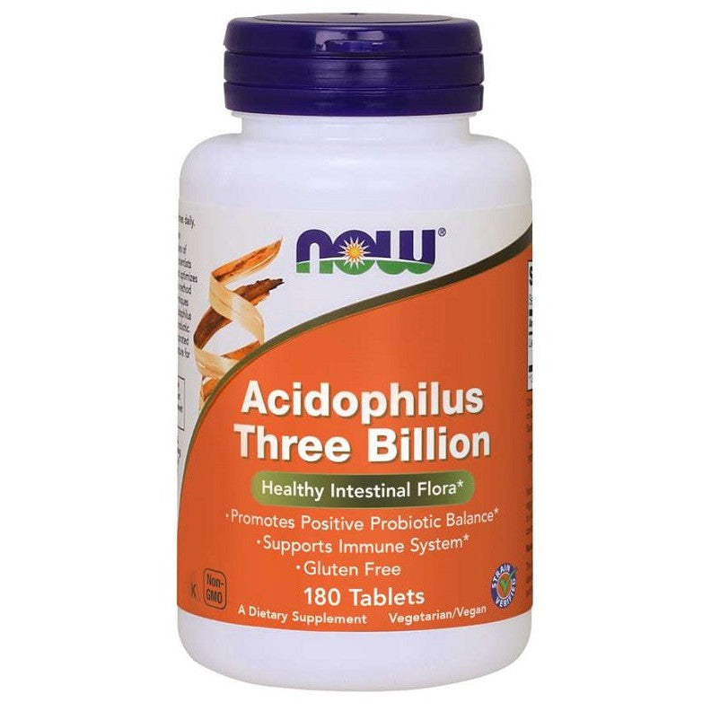 NOW Foods Acidophilus Three Billion - 180 tablets – CCOLTA