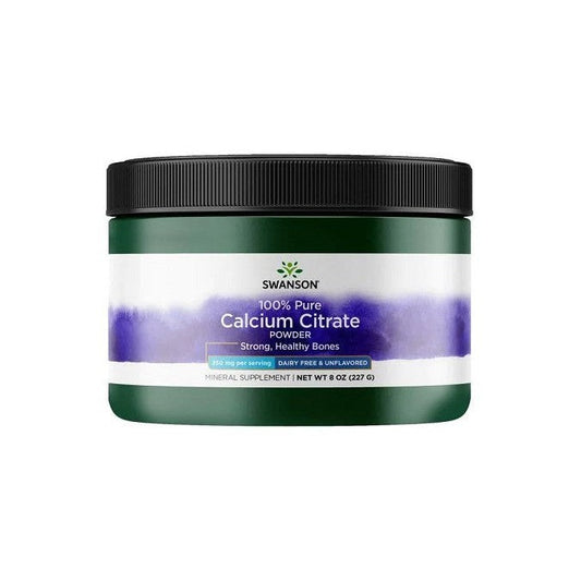 Swanson Calcium Citrate Powder 100% Pure and Dairy-Free 227g