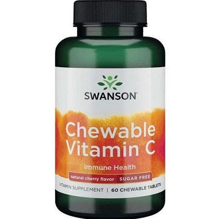 Swanson Chewable Vitamin C Natural Cherry Flavour 60 chewable tabs