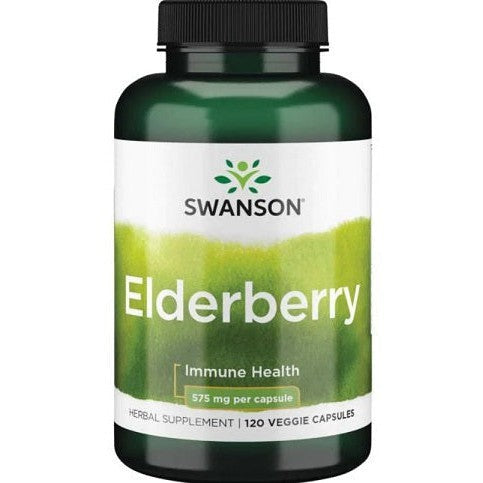 Swanson Elderberry 120 vcaps