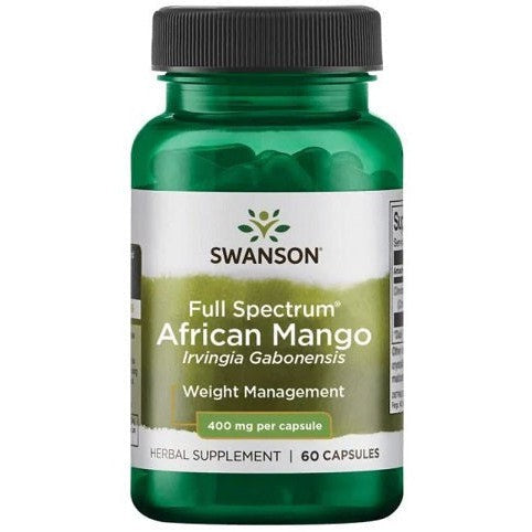 Swanson Full Spectrum African Mango (Irvingia Gabonensis) 400mg 60 caps