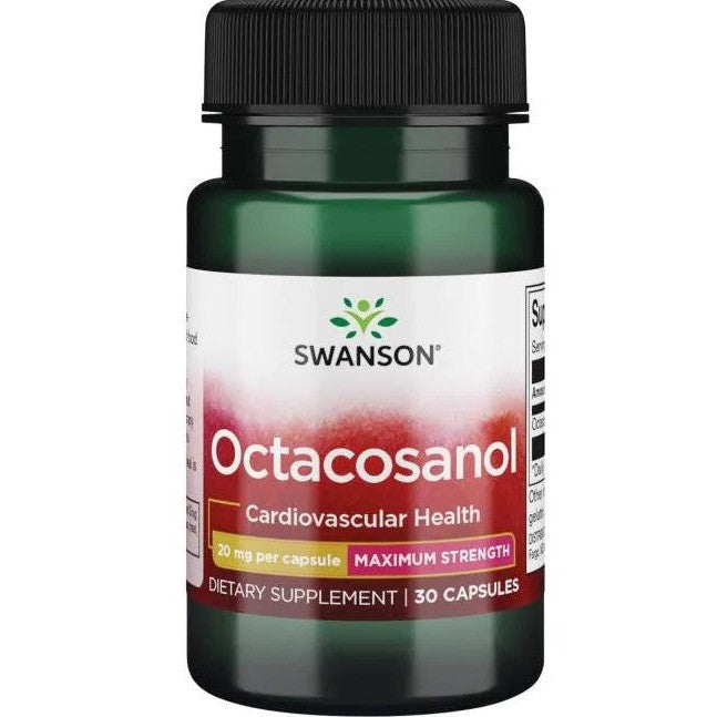 Swanson Octacosanol Maximum-Strength 20mg 30 caps