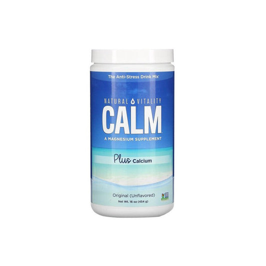 Natural Vitality Natural Calm Plus Calcium Unflavored 454g