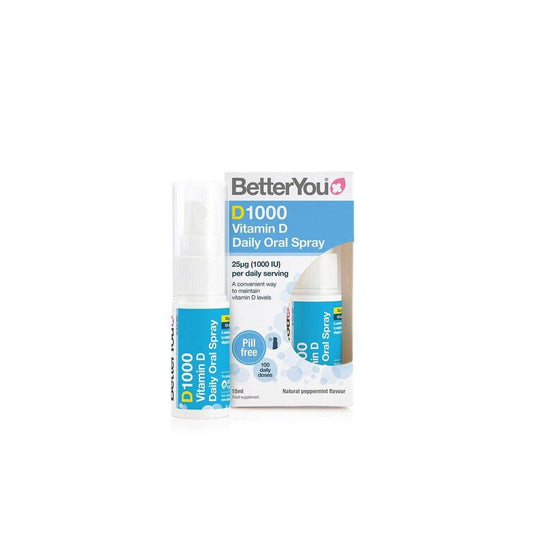 BetterYou D1000 Daily Vitamin D Oral Spray 15 ml.