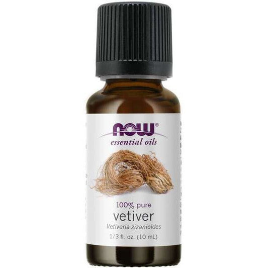 NOW Foods Essential Oil Vetiver Oil 10 ml.