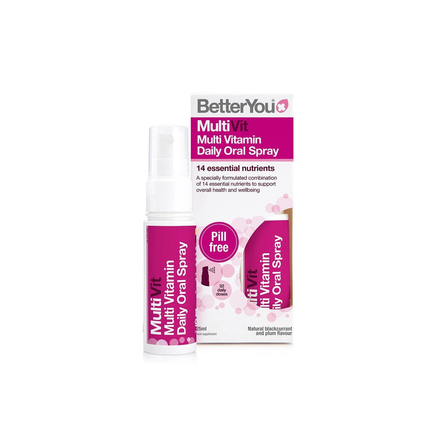 BetterYou MultiVit Blackcurrant and Plum 25 ml.