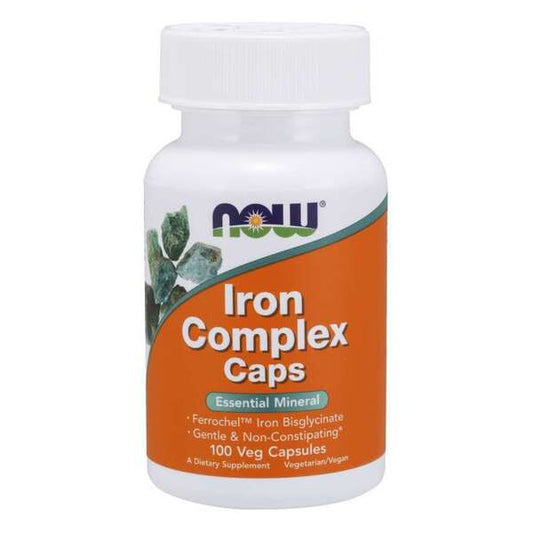 NOW Foods Iron Complex Caps 100 vcaps