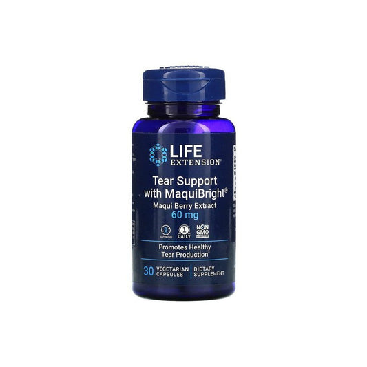 Life Extension Tear Support with MaquiBright (Maqui Berry Extract) 60mg 30 vcaps