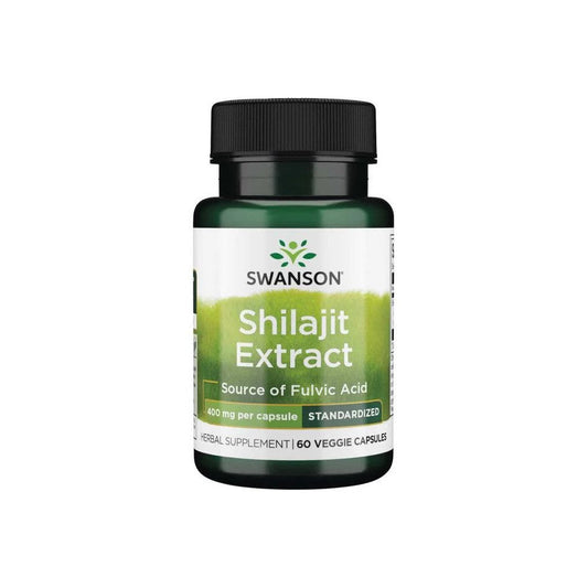 Swanson Shilajit Extract 400mg 60 vcaps