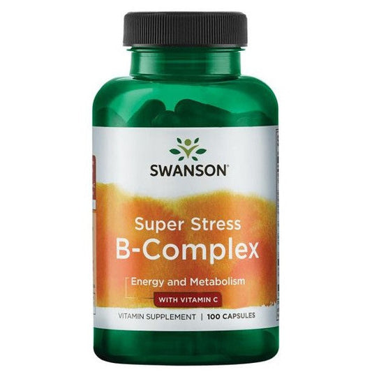 Swanson Super Stress B-Complex with Vitamin C 100 caps