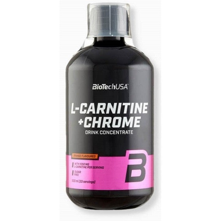 BioTechUSA L-Carnitine + Chrome Orange 500 ml.