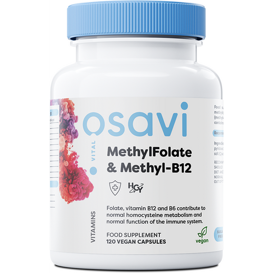 Osavi MethylFolate & Methyl-B12 120 vegan caps