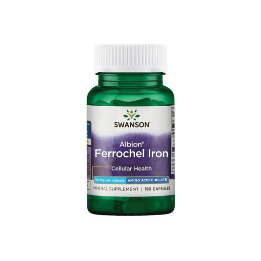 Swanson Albion Ferrochel Iron 18mg 180 caps