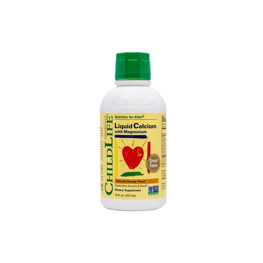 Child Life Liquid Calcium with Magnesium Natural Orange 473 ml.