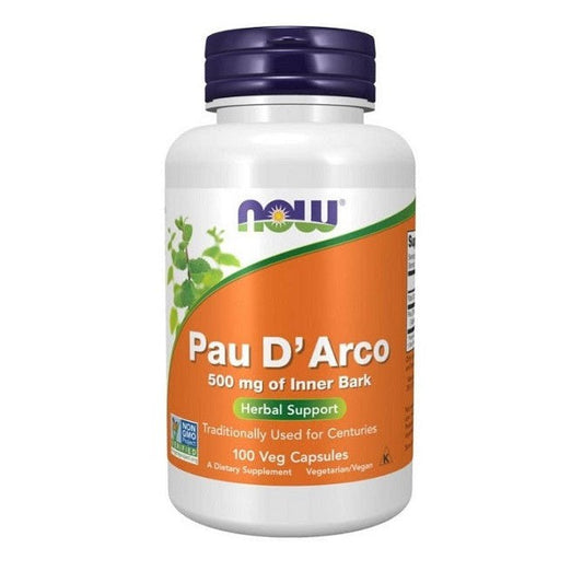NOW Foods Pau D'Arco 500mg 100 vcaps