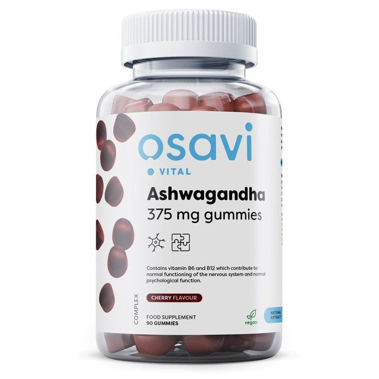 Osavi Ashwagandha 375mg Gummies Cherry 90 gummies