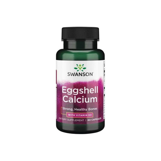 Swanson Eggshell Calcium with Vitamin D-3 60 caps