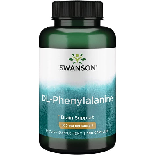 Swanson DL-Phenylalanine 500mg 100 caps