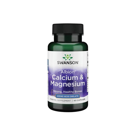 Swanson Albion Calcium & Magnesium 60 caps