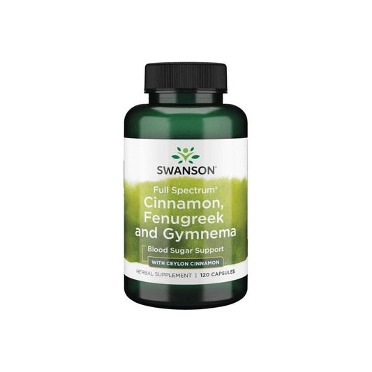 Swanson Full Spectrum Cinnamon Fenugreek and Gymnema 120 caps
