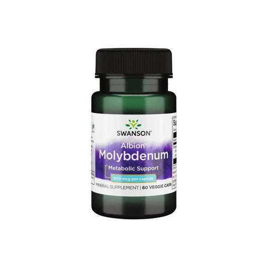 Swanson Albion Molybdenum 400mcg 60 vcaps