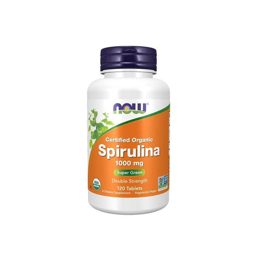NOW Foods Spirulina Organic 1000mg 120 tabs