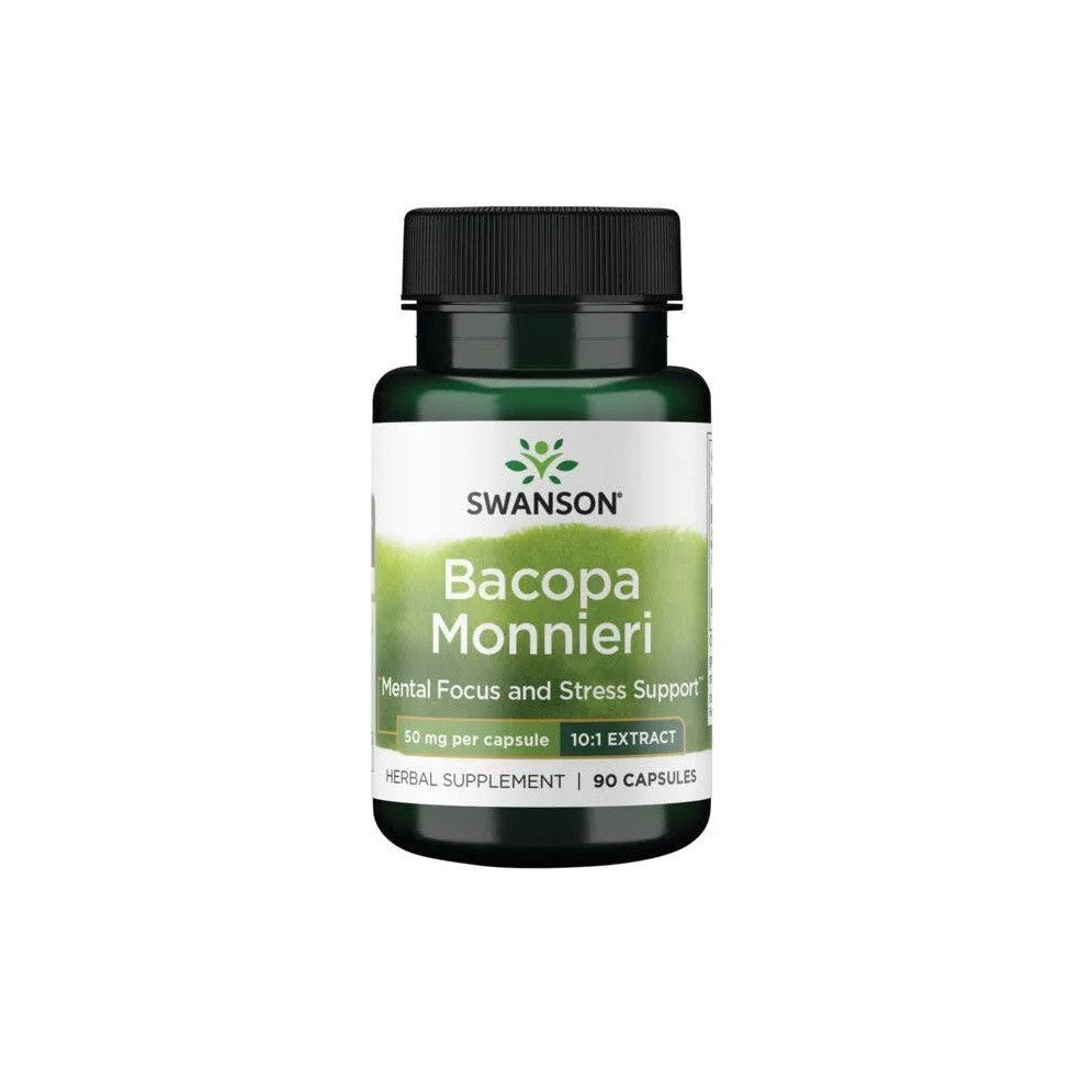 Swanson Bacopa Monnieri 10:1 Extract 50mg 90 caps