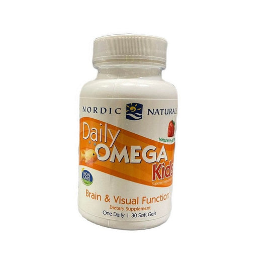 Nordic Naturals Daily Omega Kids Natural Fruit Flavor 30 softgels